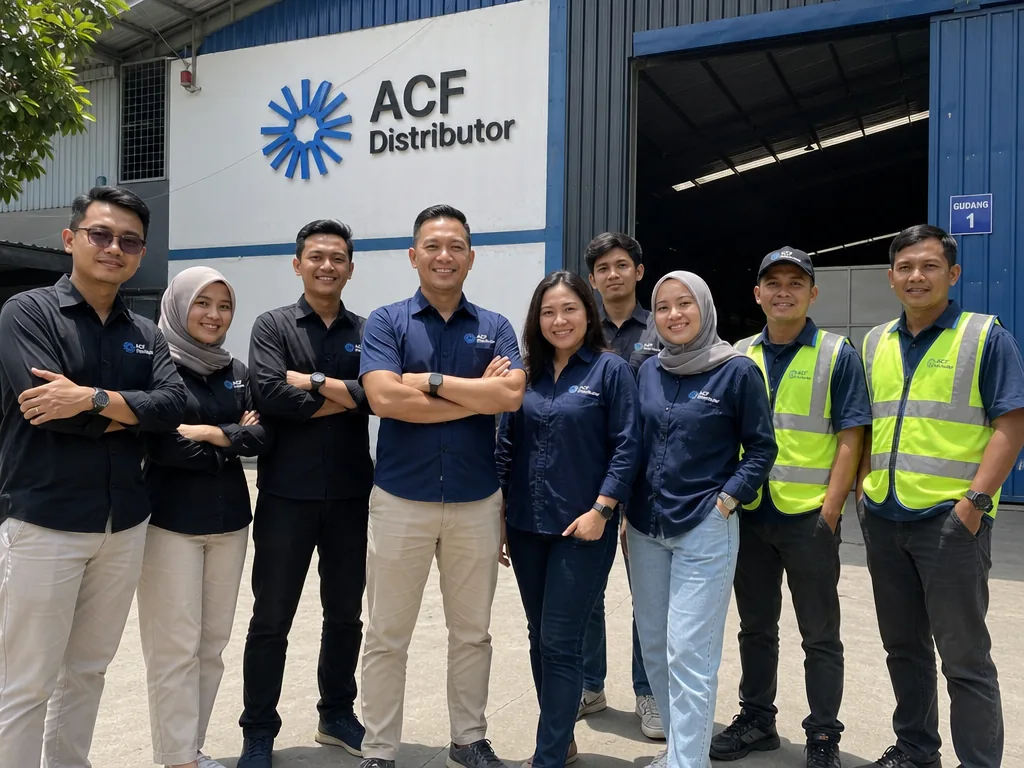 Tim ACF Distribution di kantor dan gudang Sukoharjo