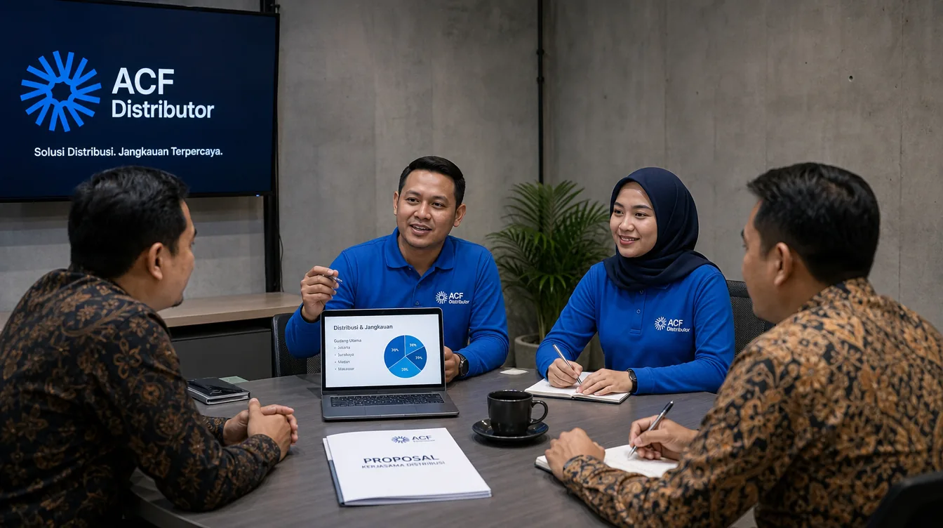 Sesi onboarding principal bersama tim ACF Distribution